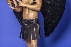 Male Model Marvin als Engel im Gladiatorstyle