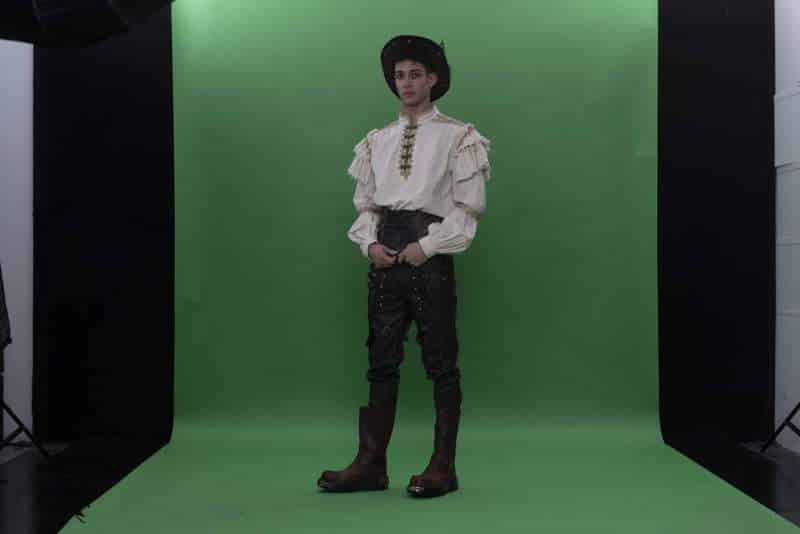 Green Screen Shooting mit Johannes Lima (Foto: Barbara Frommann)