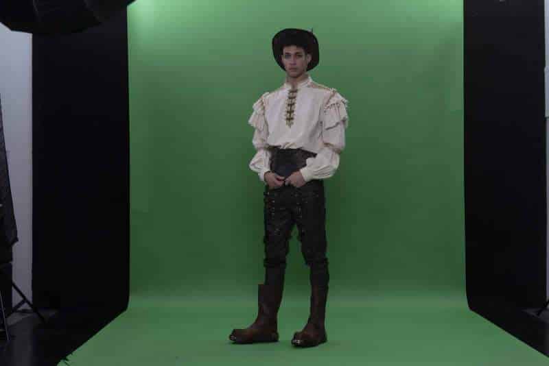 Green Screen Shooting mit Johannes Lima (Foto: Barbara Frommann)