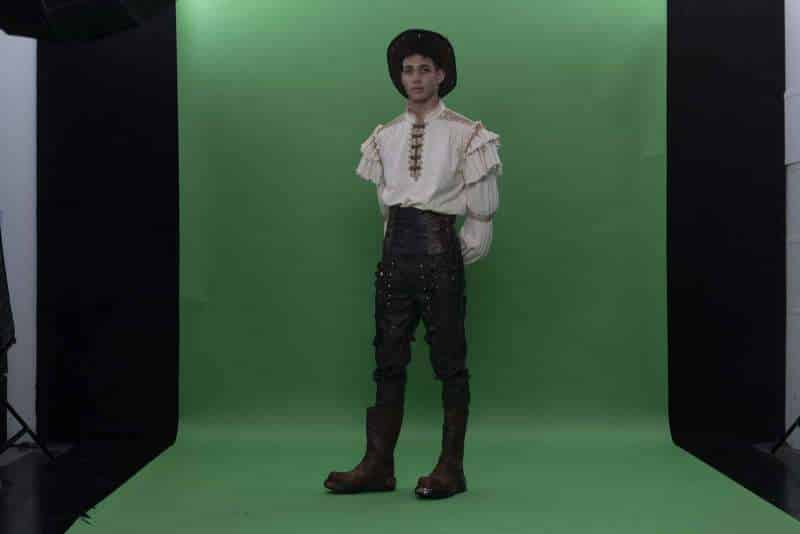 Green Screen Shooting mit Johannes Lima (Foto: Barbara Frommann)
