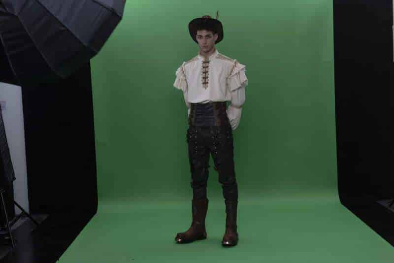 Green Screen Shooting mit Johannes Lima (Foto: Barbara Frommann)