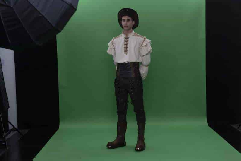 Green Screen Shooting mit Johannes Lima (Foto: Barbara Frommann)