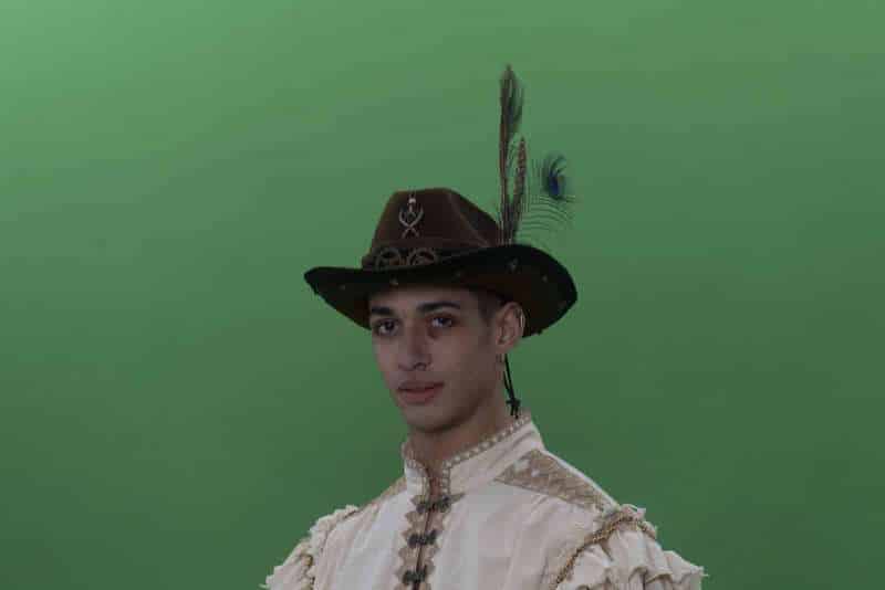 Green Screen Shooting mit Johannes Lima (Foto: Barbara Frommann)