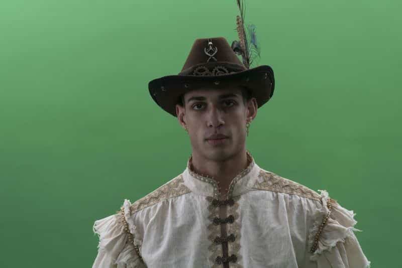 Green Screen Shooting mit Johannes Lima (Foto: Barbara Frommann)