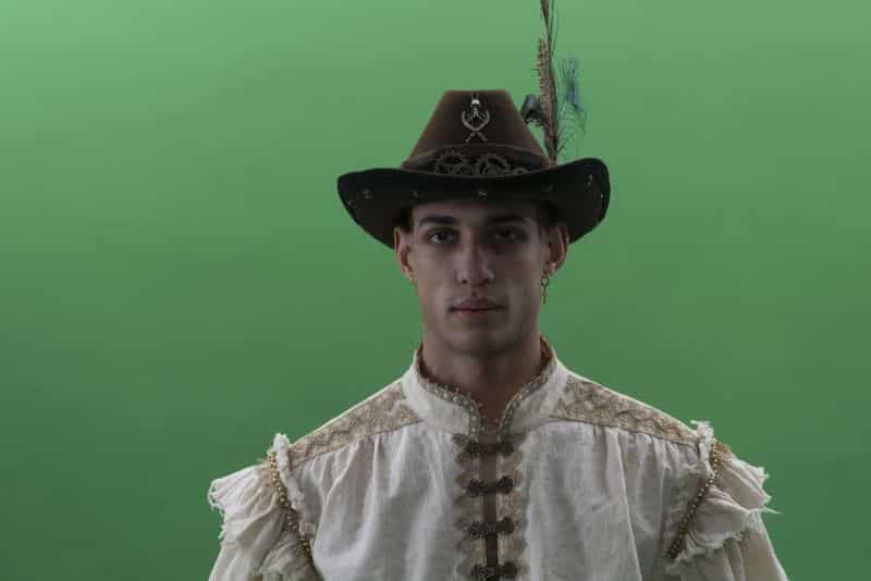 Green Screen Shooting mit Johannes Lima (Foto: Barbara Frommann)