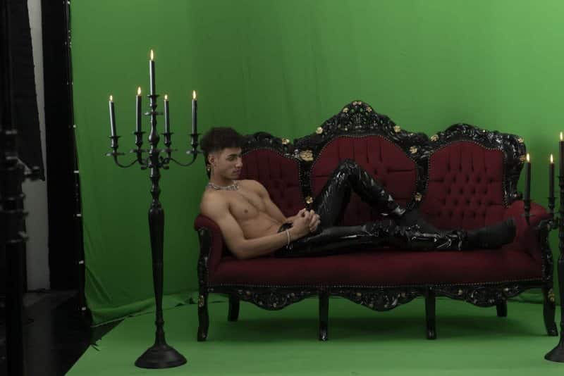 Green Screen Shooting mit Johannes Lima (Foto: Barbara Frommann)