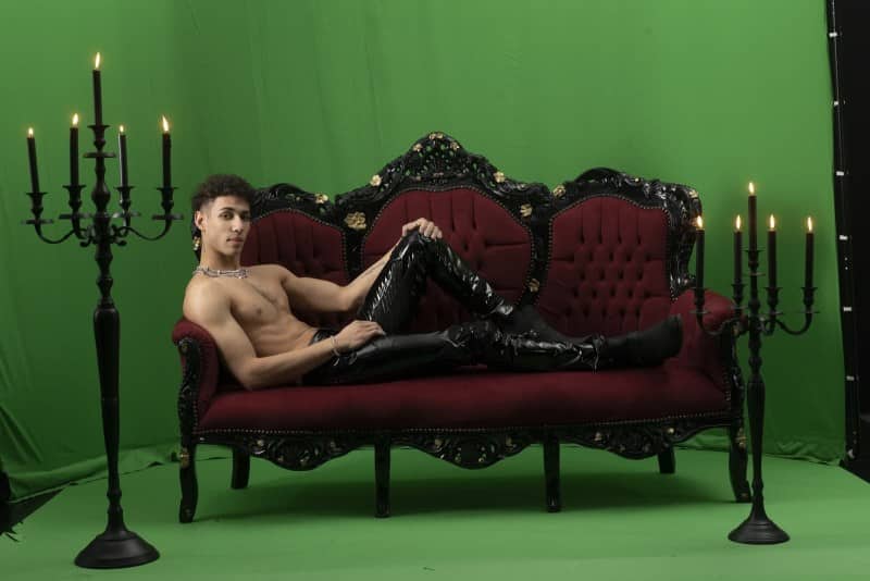 Green Screen Shooting mit Johannes Lima (Foto: Barbara Frommann)