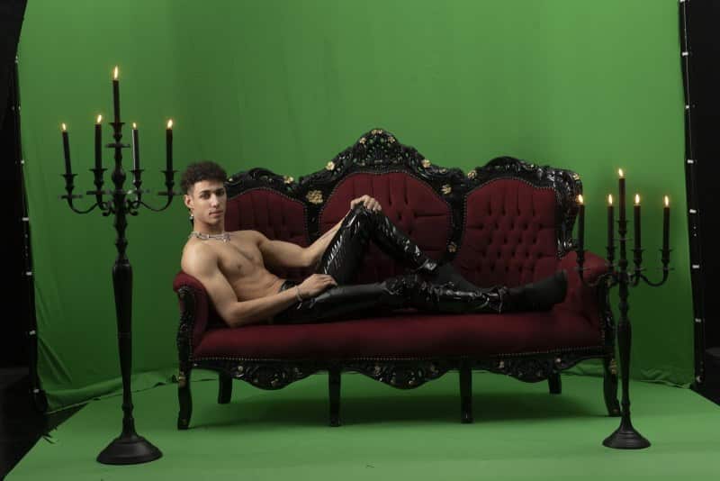 Green Screen Shooting mit Johannes Lima (Foto: Barbara Frommann)