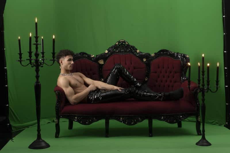 Green Screen Shooting mit Johannes Lima (Foto: Barbara Frommann)