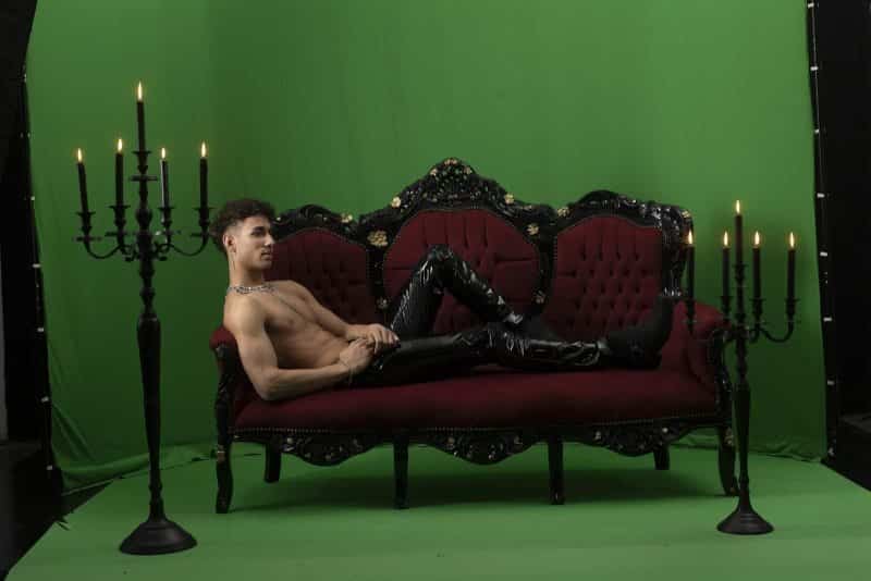 Green Screen Shooting mit Johannes Lima (Foto: Barbara Frommann)