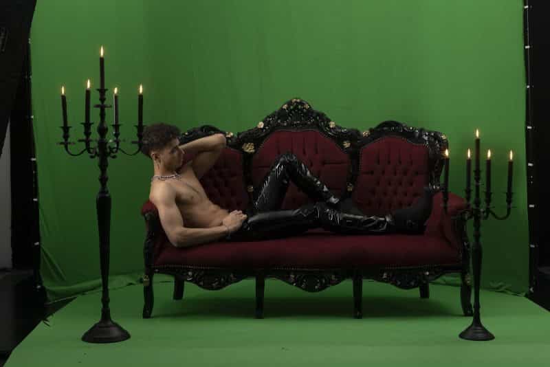 Green Screen Shooting mit Johannes Lima (Foto: Barbara Frommann)