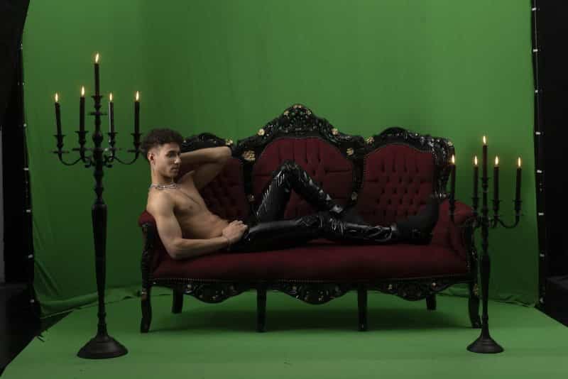 Green Screen Shooting mit Johannes Lima (Foto: Barbara Frommann)