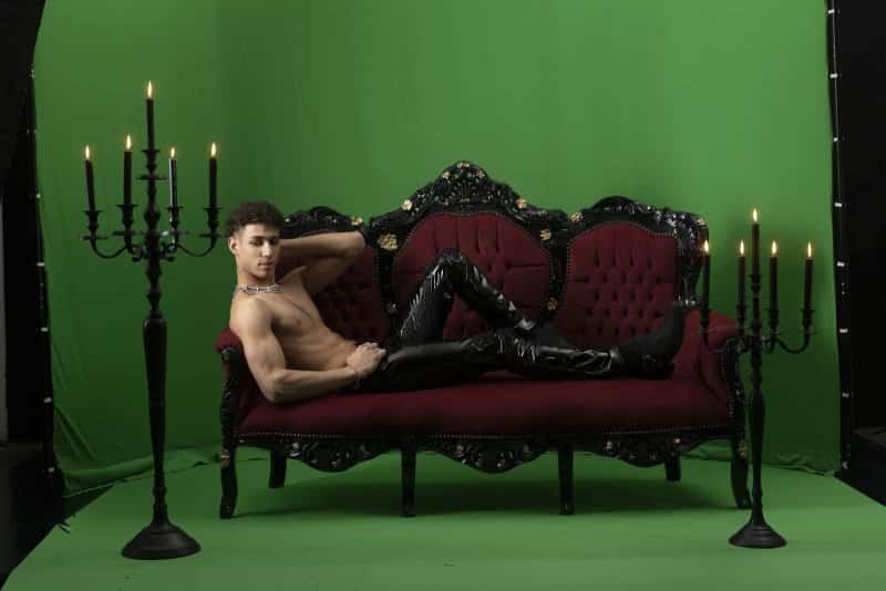 Green Screen Shooting mit Johannes Lima (Foto: Barbara Frommann)