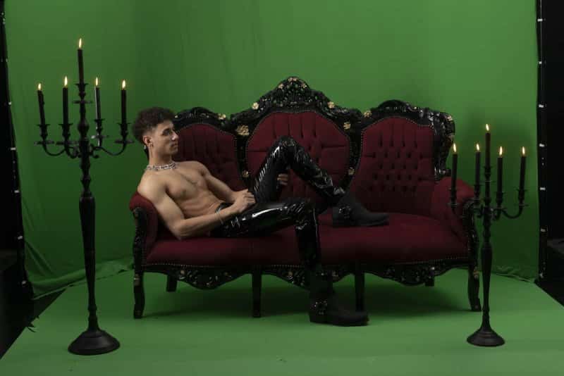 Green Screen Shooting mit Johannes Lima (Foto: Barbara Frommann)