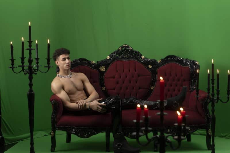 Green Screen Shooting mit Johannes Lima (Foto: Barbara Frommann)