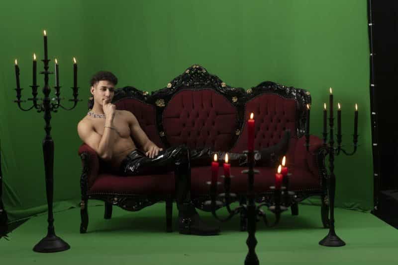 Green Screen Shooting mit Johannes Lima (Foto: Barbara Frommann)