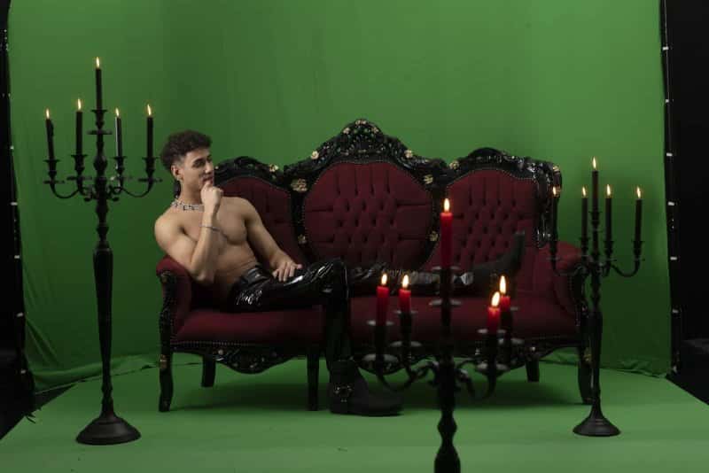 Green Screen Shooting mit Johannes Lima (Foto: Barbara Frommann)