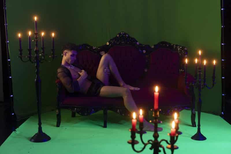 Green Screen Shooting mit Johannes Lima (Foto: Barbara Frommann)