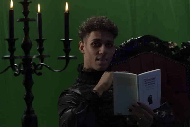 Green Screen Shooting mit Johannes Lima (Foto: Barbara Frommann)