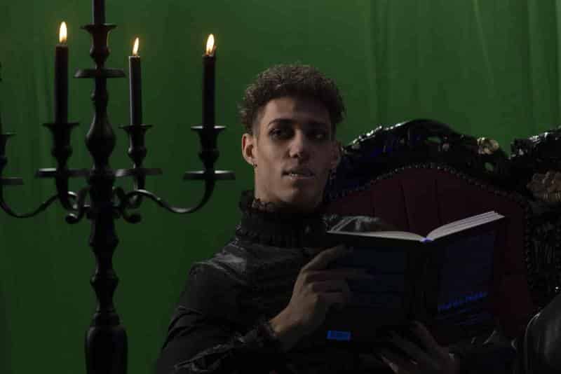 Green Screen Shooting mit Johannes Lima (Foto: Barbara Frommann)