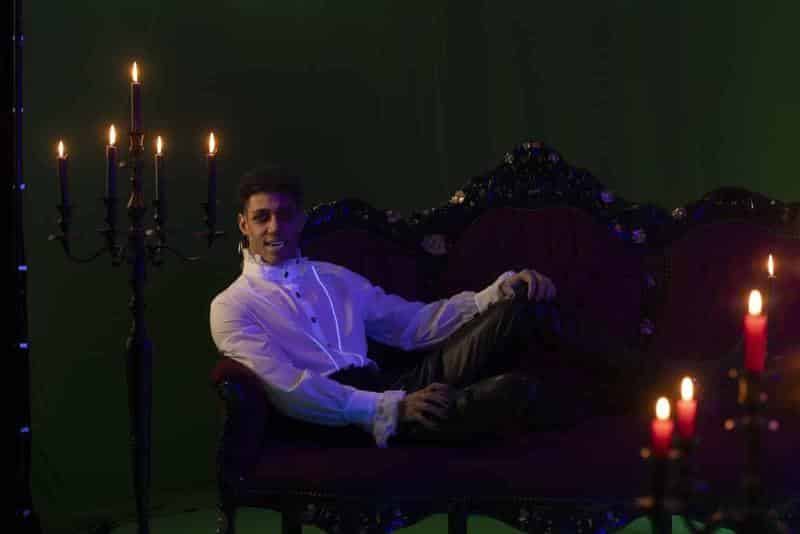 Green Screen Shooting mit Johannes Lima (Foto: Barbara Frommann)