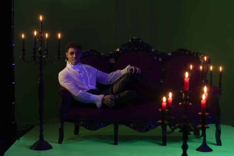 Green Screen Shooting mit Johannes Lima (Foto: Barbara Frommann)