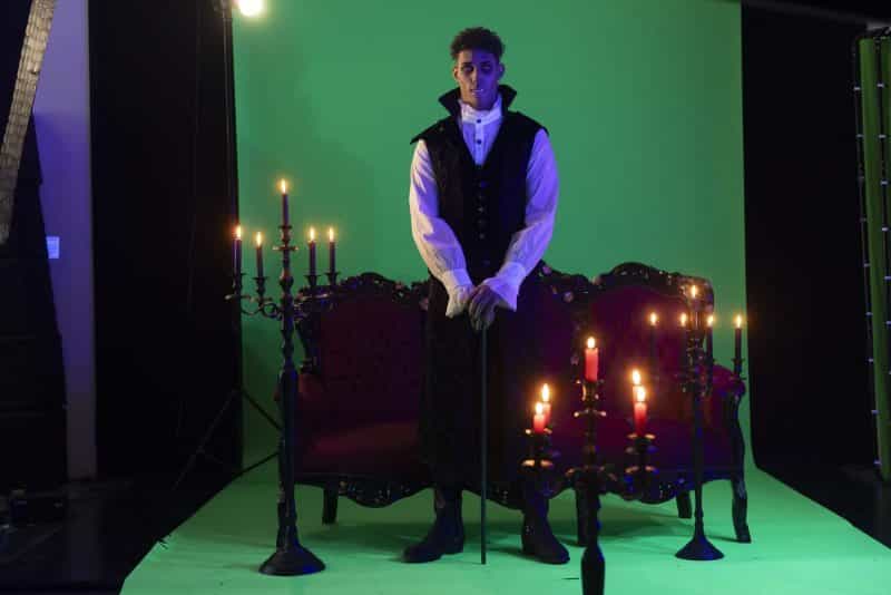 Green Screen Shooting mit Johannes Lima (Foto: Barbara Frommann)