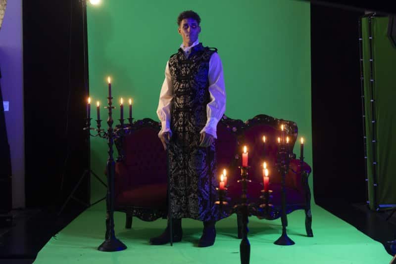 Green Screen Shooting mit Johannes Lima (Foto: Barbara Frommann)