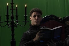 Green Screen Shooting mit Johannes Lima (Foto: Barbara Frommann)
