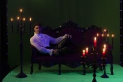 Green Screen Shooting mit Johannes Lima (Foto: Barbara Frommann)