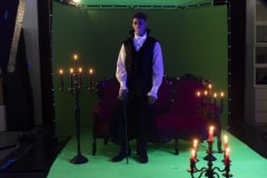Green Screen Shooting mit Johannes Lima (Foto: Barbara Frommann)