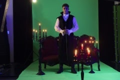 Green Screen Shooting mit Johannes Lima (Foto: Barbara Frommann)