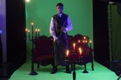Green Screen Shooting mit Johannes Lima (Foto: Barbara Frommann)