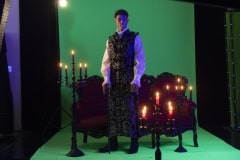 Green Screen Shooting mit Johannes Lima (Foto: Barbara Frommann)