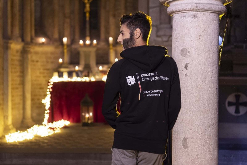 Berkan A. als Teenwolf in der Georgskapelle (Foto: Barbara Frommann)