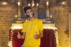 Berkan A. als Teenwolf in der Georgskapelle (Foto: Barbara Frommann)