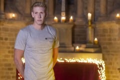 Sportstudent Ole S. als Vampir in der Georgskapelle (Foto: Barbara Frommann)